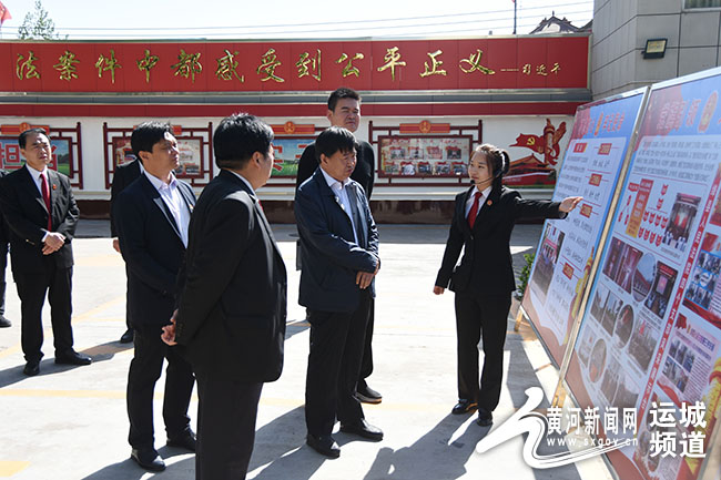 绛县县委书记王宏伟到绛县人民法院调研党建工作